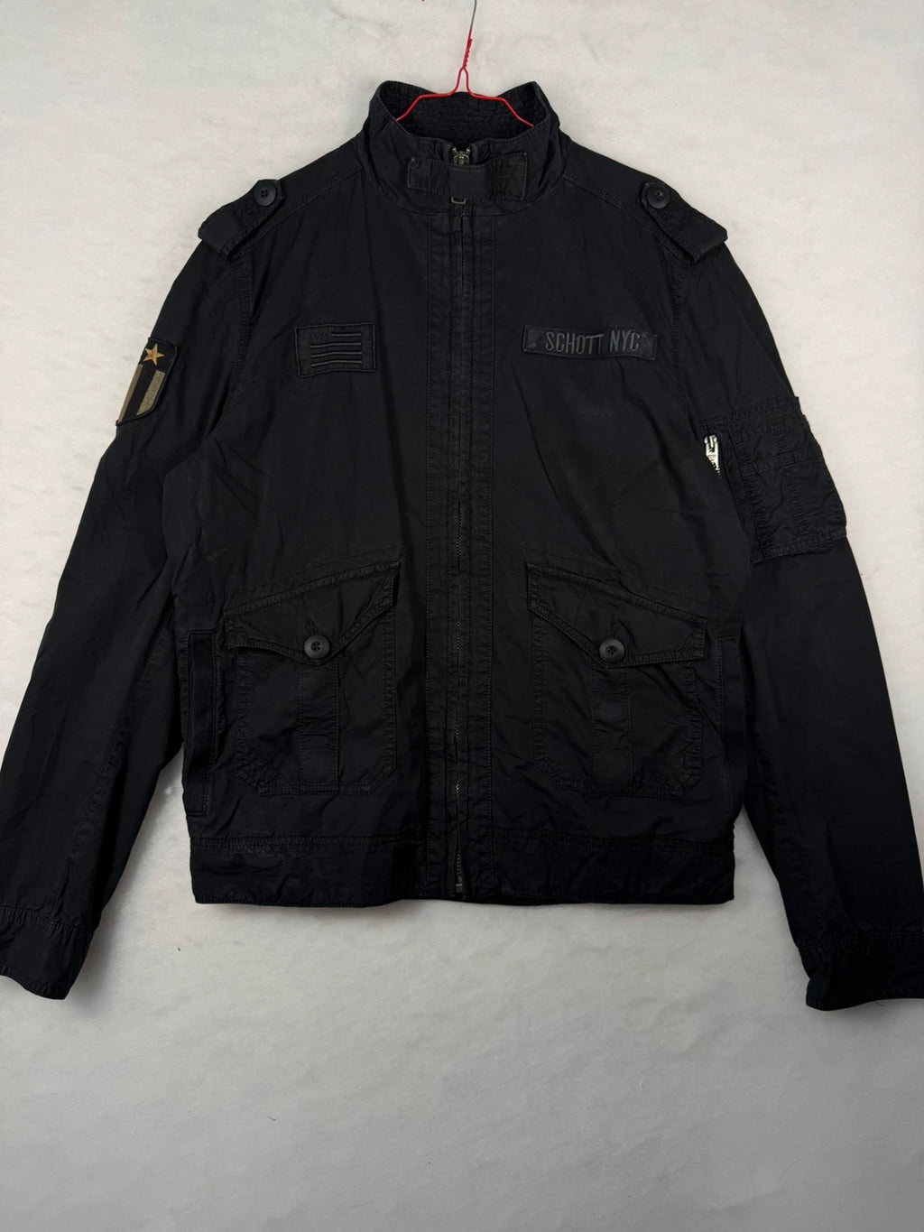 Bomber Schott NYC nero field jacket militare – Uomo Taglia L