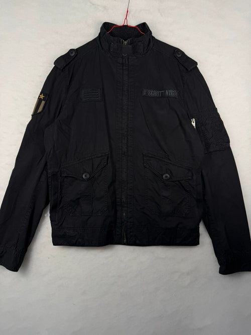 Bomber Schott NYC nero field jacket militare – Uomo Taglia L