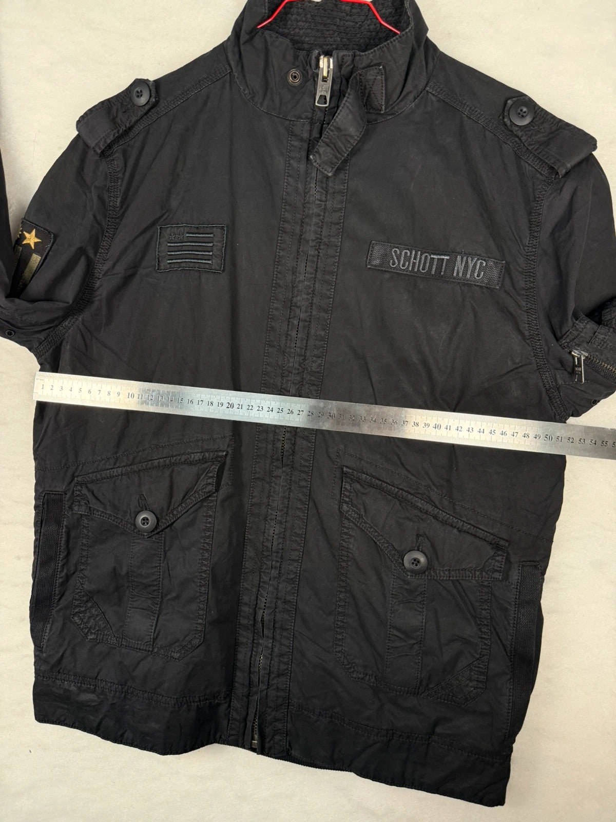 Bomber Schott NYC nero field jacket militare – Uomo Taglia L