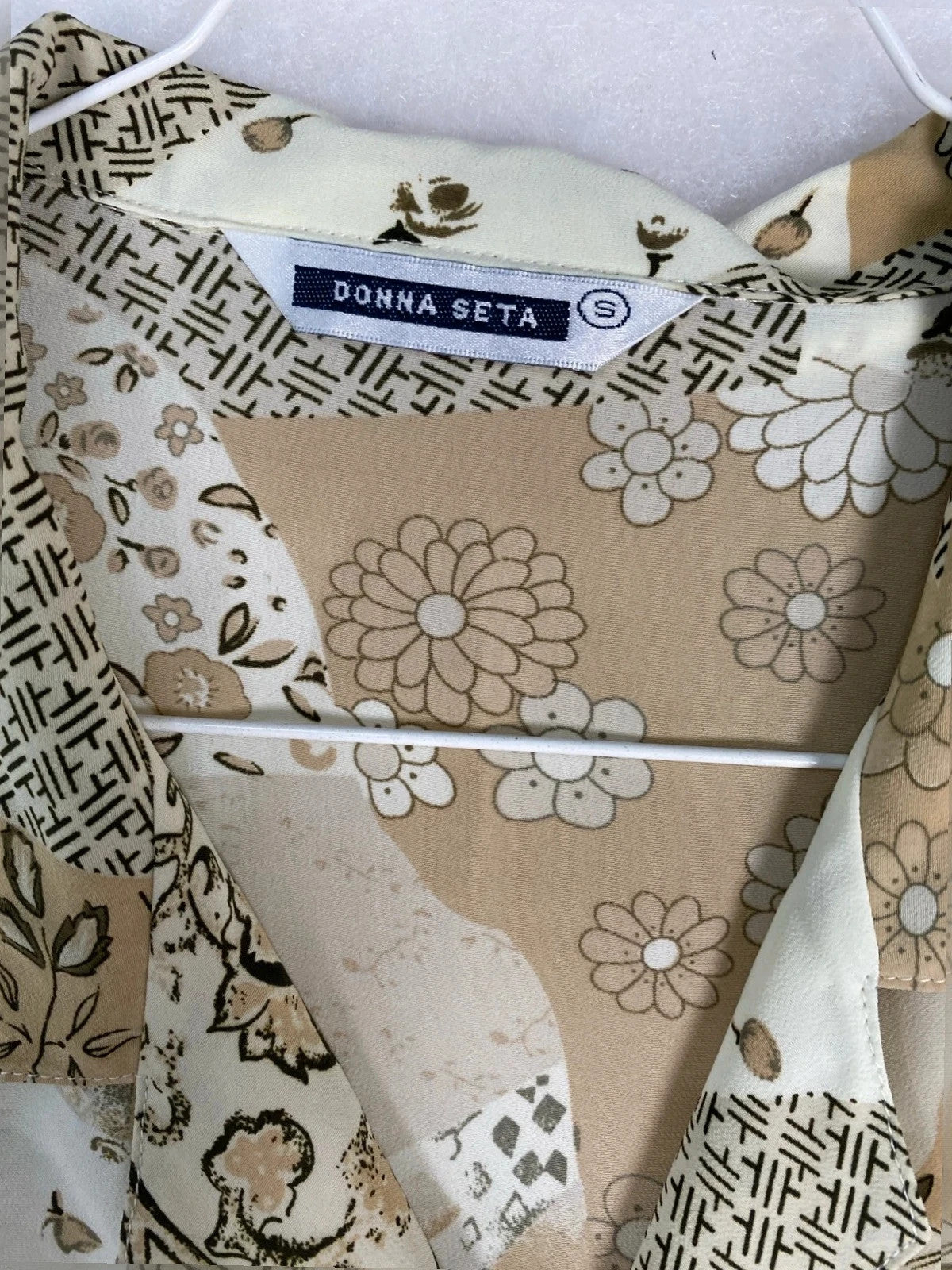 Camicie donna seta Vintage Donna – Taglia S (IT 40)