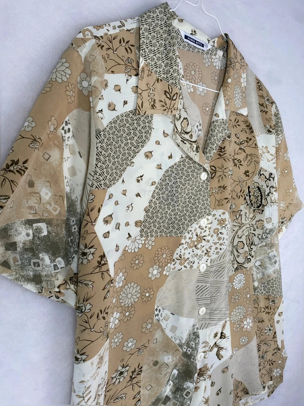 Camicie donna seta Vintage Donna – Taglia S (IT 40)