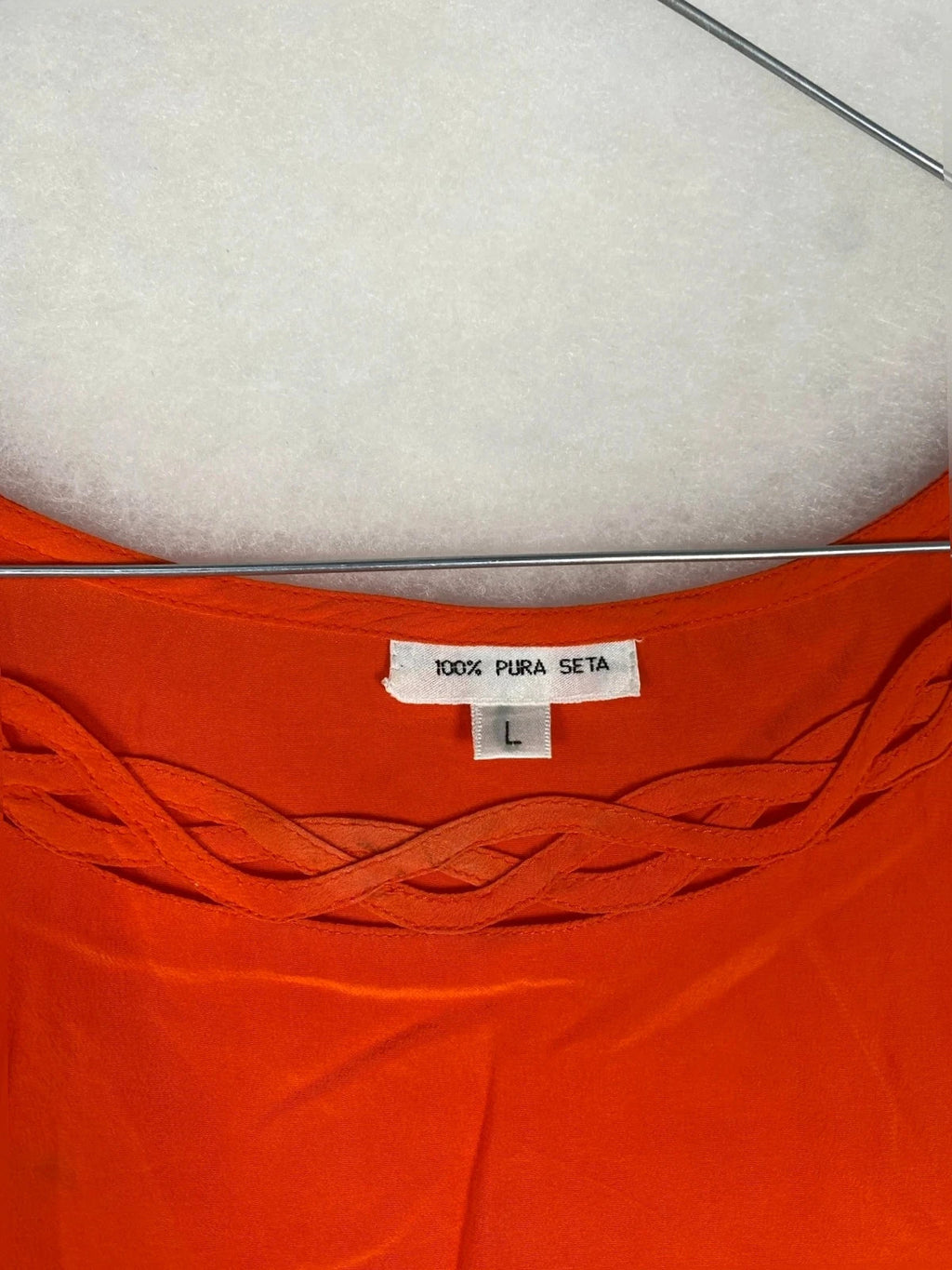 Canotte Pura Seta Vintage Donna – Taglia L (IT 44)