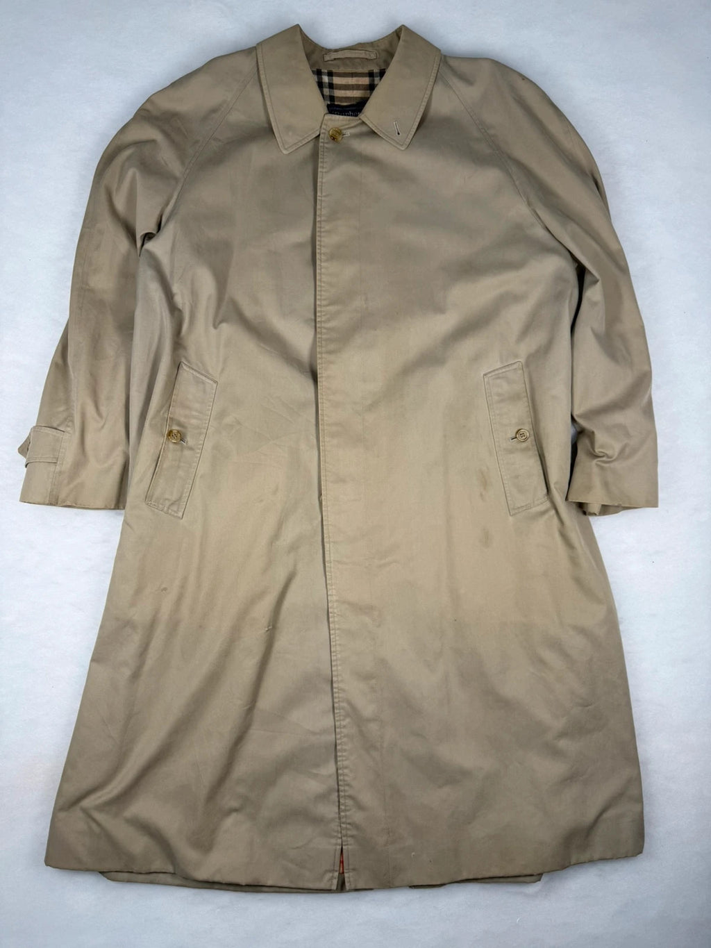 Trench Burberrys beige sartoria Brigatti Milano – Uomo Taglia L