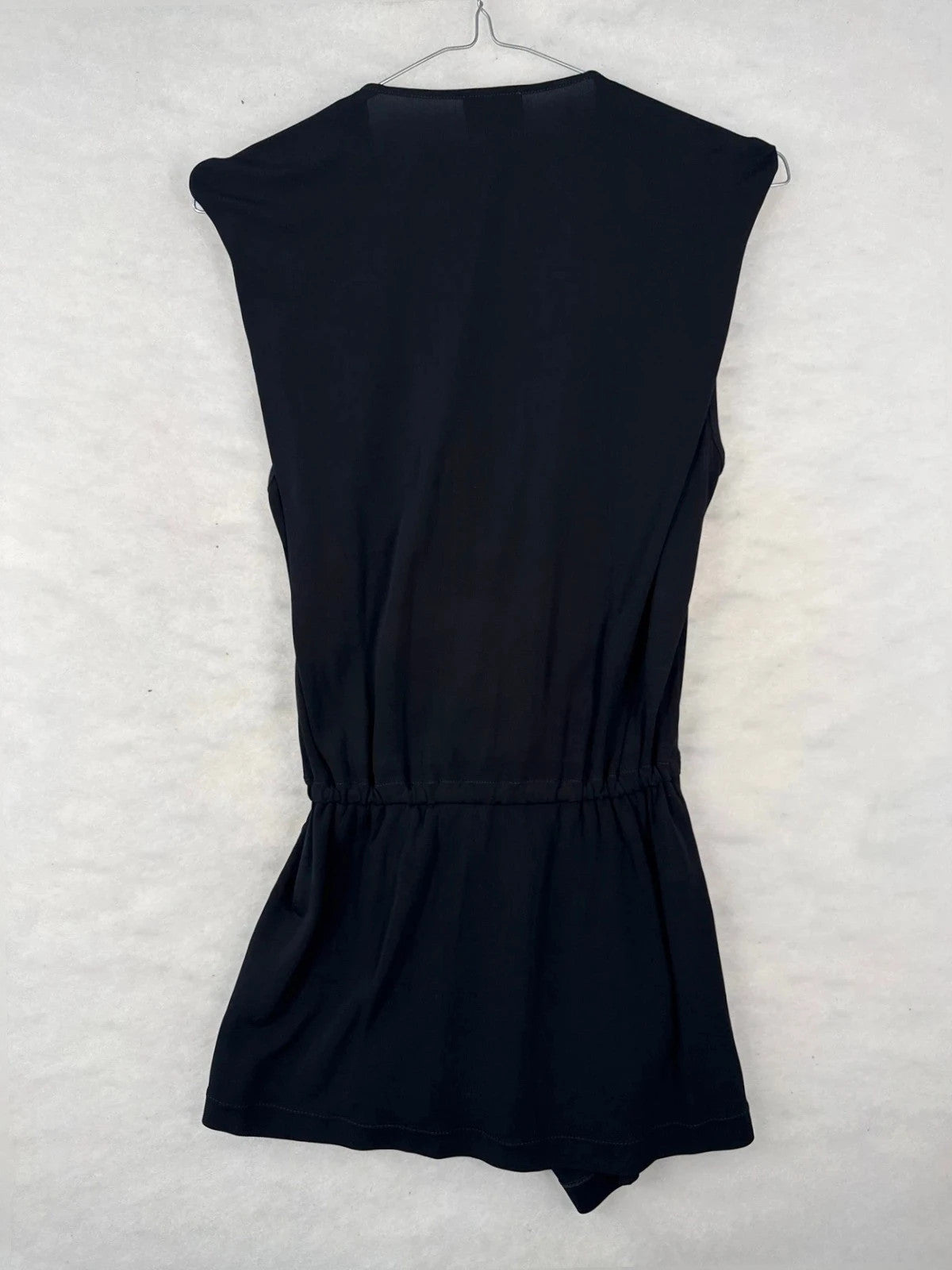 Top Just Cavalli nero drappeggiato – Donna Taglia M (IT 42)