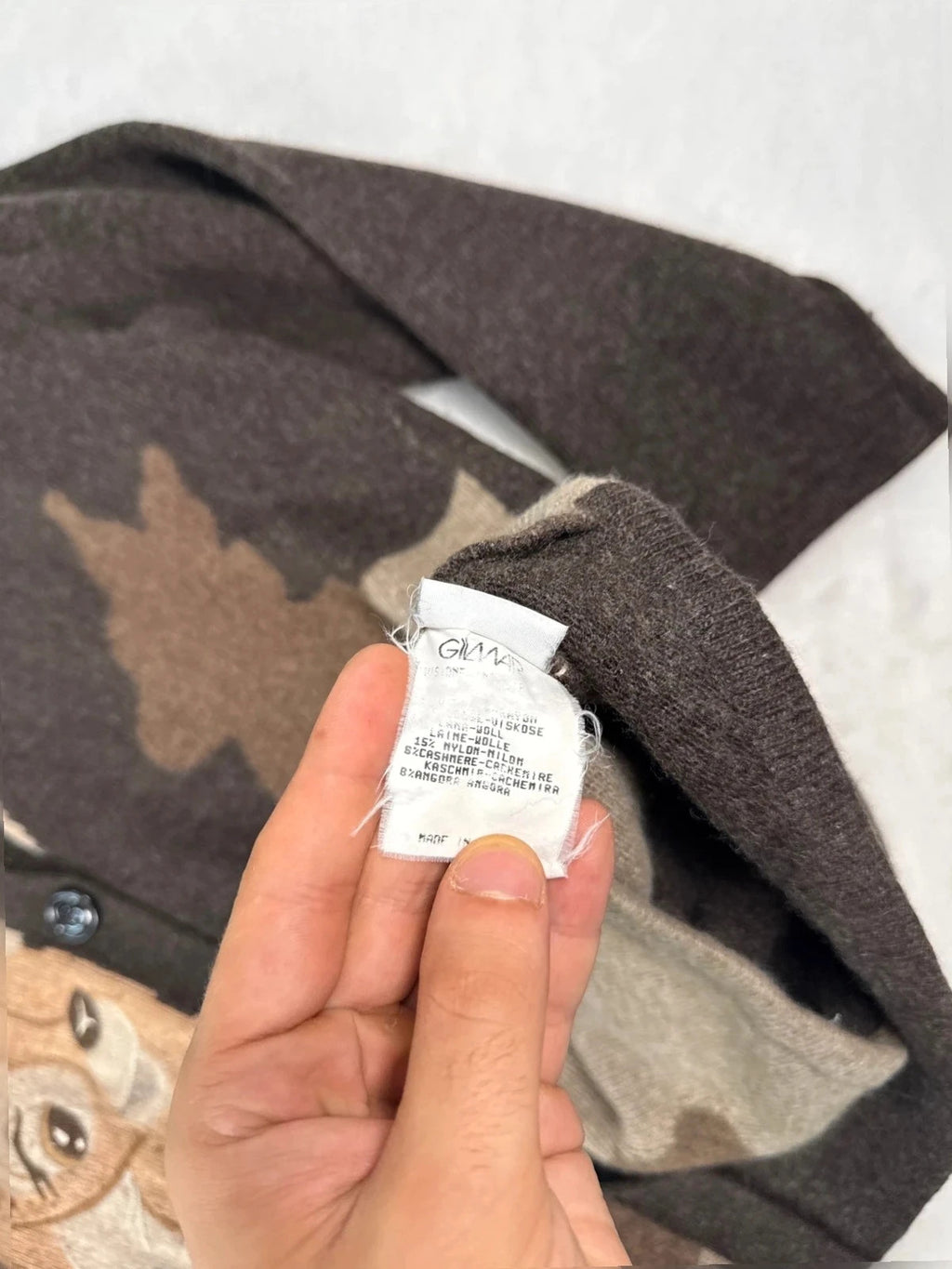 Cardigan Iceberg Bambi marrone Y2K – Donna Taglia XL (IT 46)
