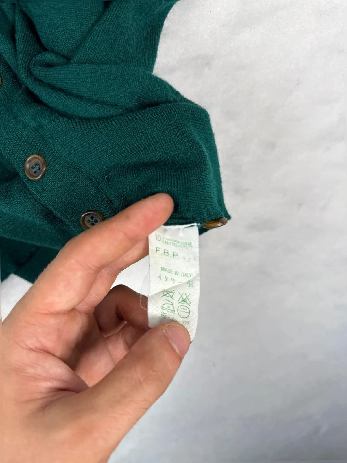 Gilet Gianni Versace verde smanicato – Uomo Taglia XXL
