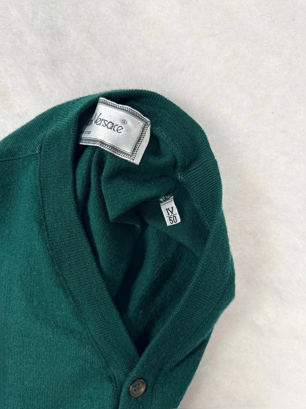 Gilet Gianni Versace verde smanicato – Uomo Taglia XXL