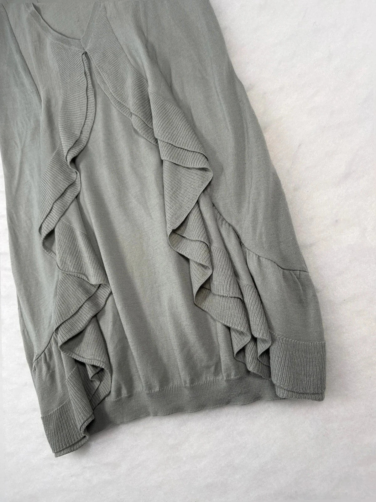 Canotta Moschino grigio drappeggiato – Donna Taglia M (IT 42)