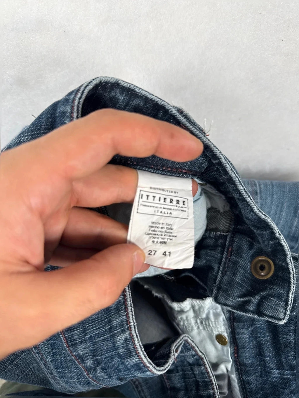 Jeans Just Cavalli vita 27 cuciture a contrasto – Donna Taglia M (IT 42)