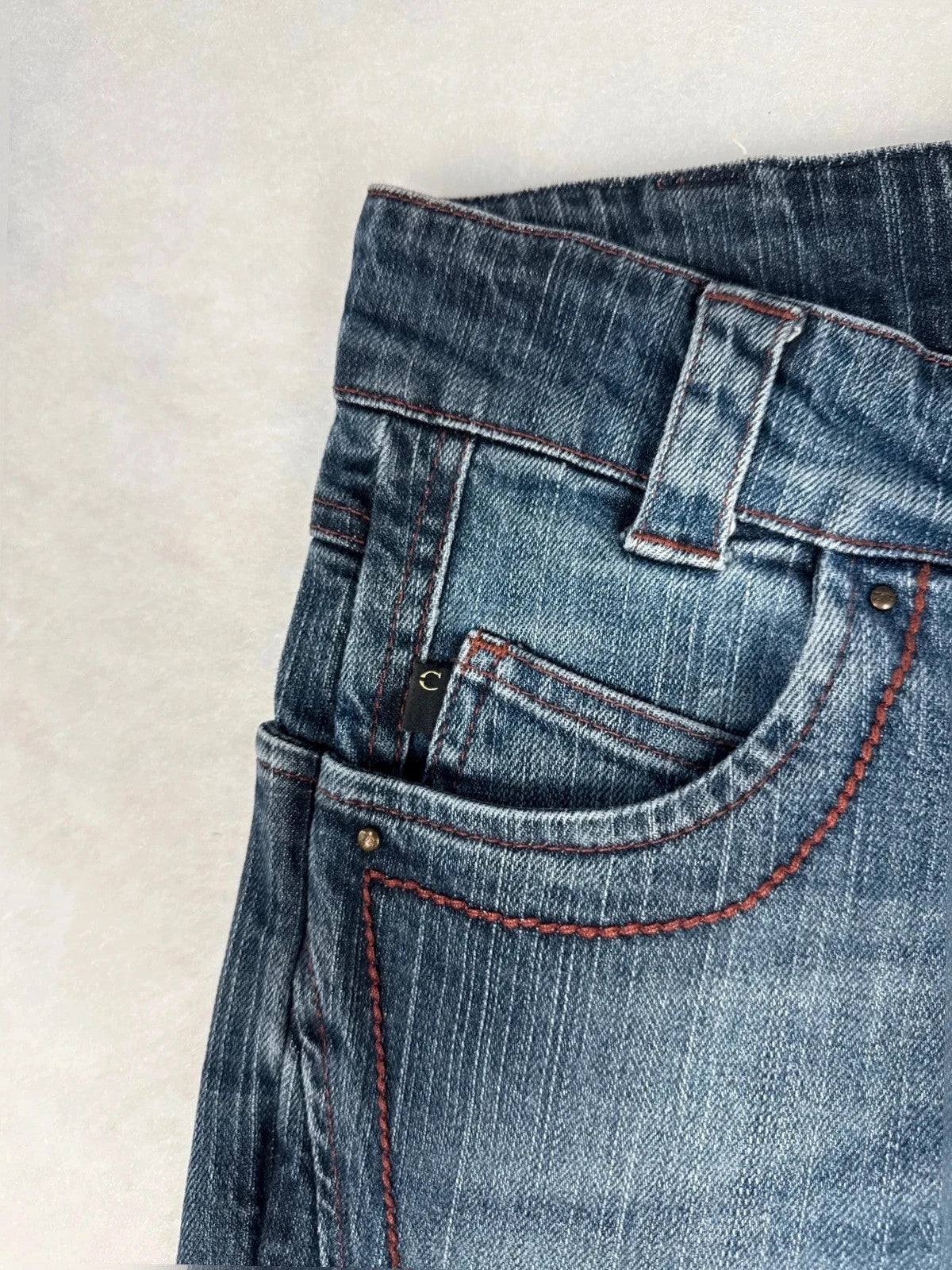 Jeans Just Cavalli vita 27 cuciture a contrasto – Donna Taglia M (IT 42)