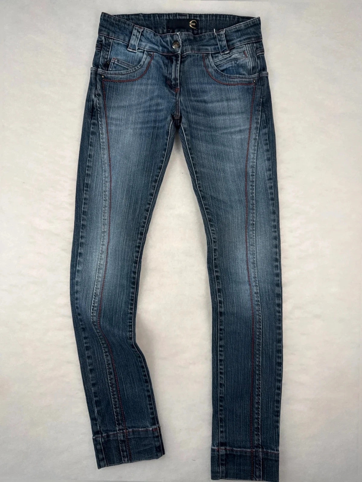 Jeans Just Cavalli vita 27 cuciture a contrasto – Donna Taglia M (IT 42)