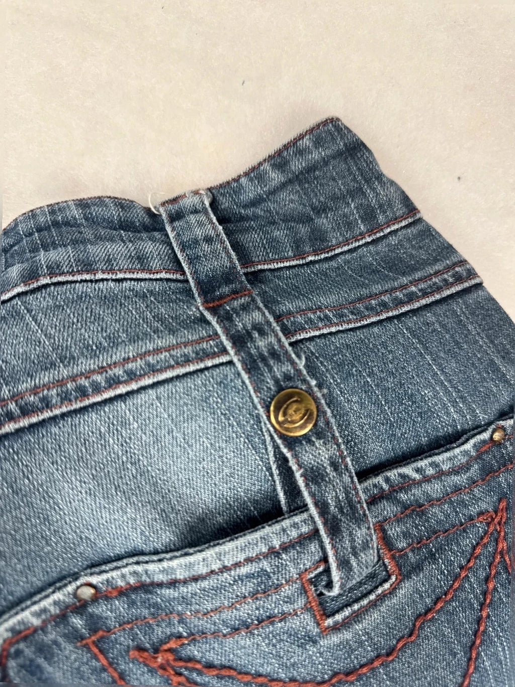 Jeans Just Cavalli vita 27 cuciture a contrasto – Donna Taglia M (IT 42)
