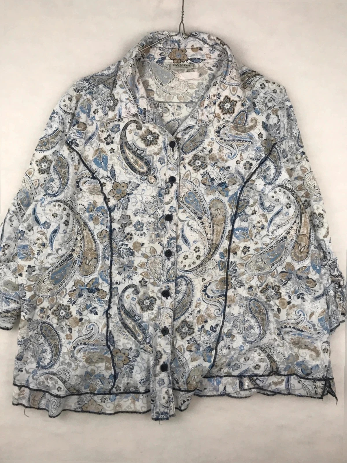 Bluse Canda Vintage Donna – Taglia XL (IT 46)