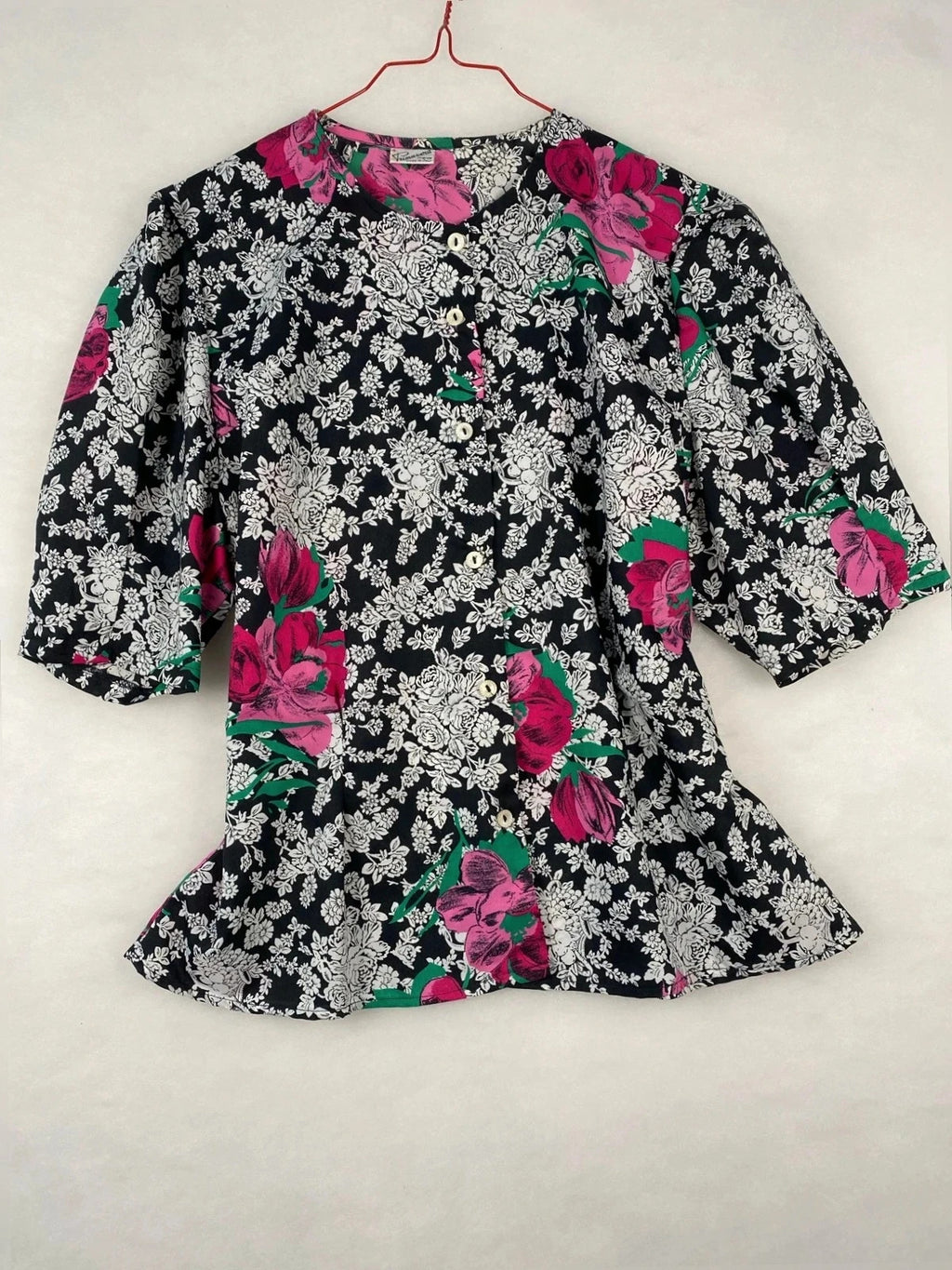 Bluse Primavera Vintage Donna – Taglia S (IT 40)
