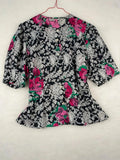 Bluse Primavera Vintage Donna – Taglia S (IT 40)