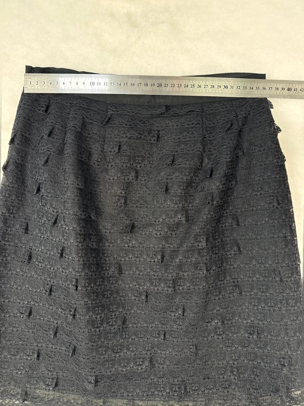 Gonna Red Valentino in pizzo nero – Donna Taglia XS (IT 38)