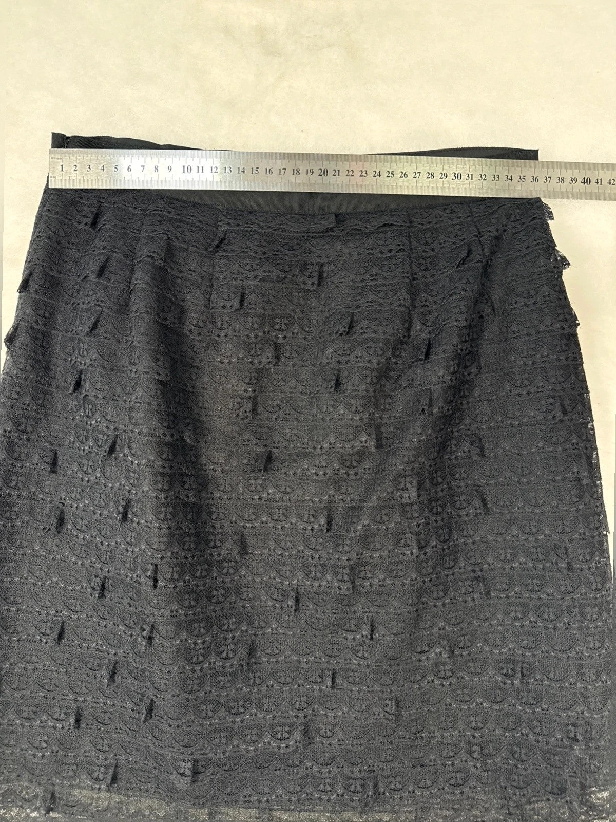 Gonna Red Valentino in pizzo nero – Donna Taglia XS (IT 38)
