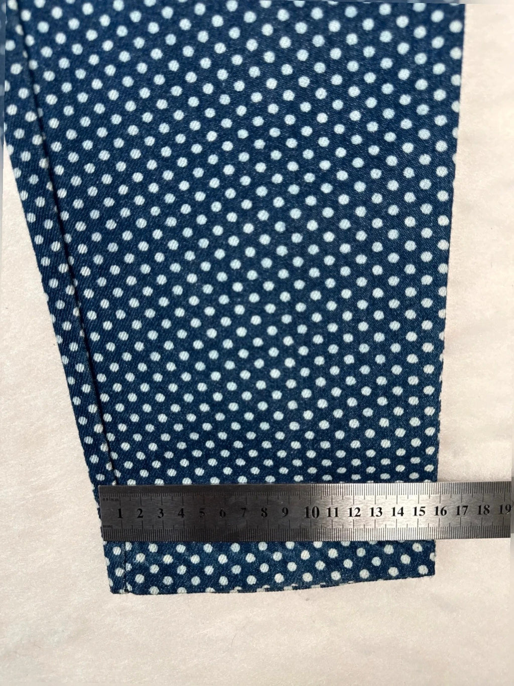 Pantaloni Moschino blu navy a pois – Donna Taglia XXS (IT 36)