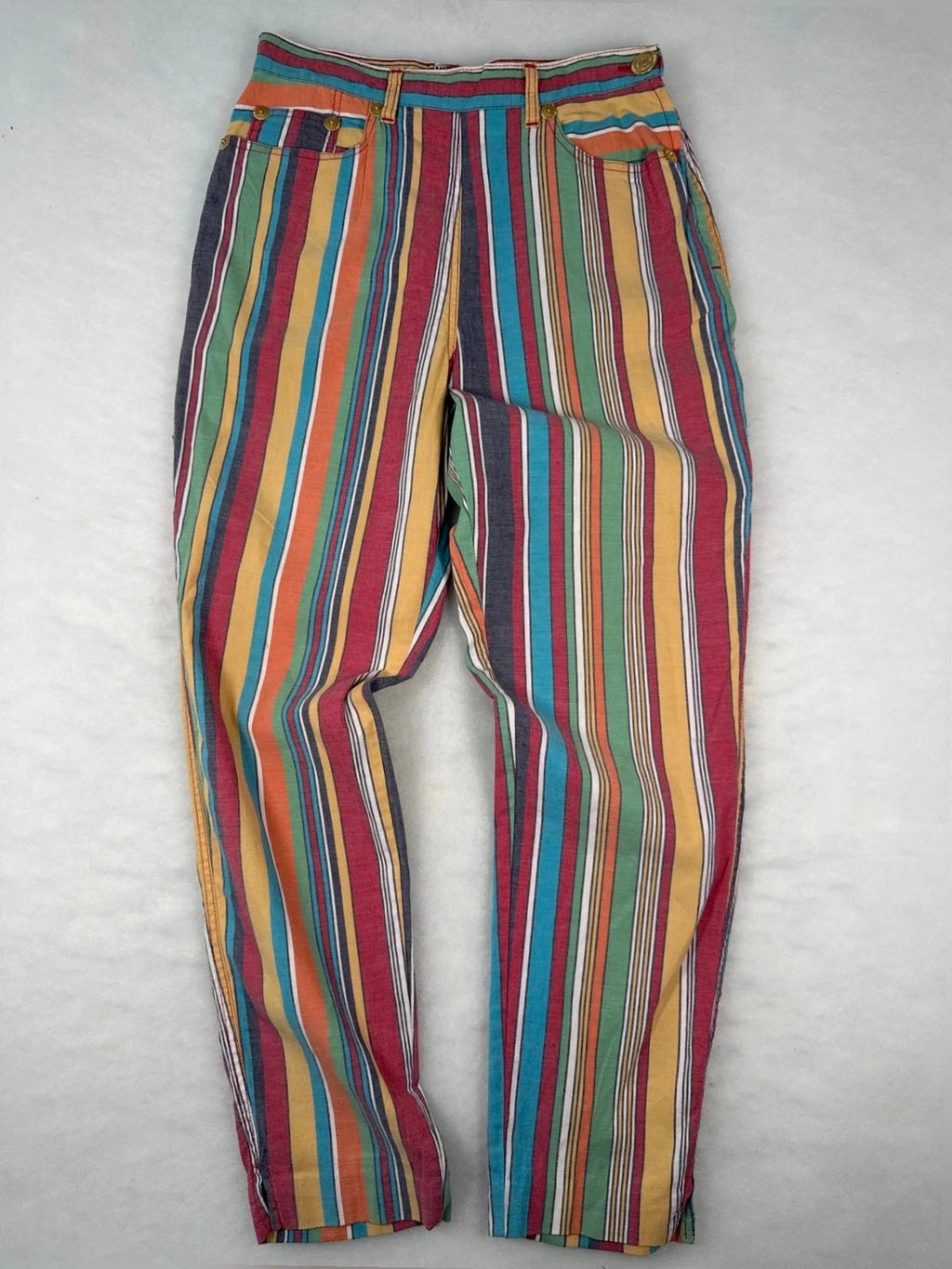 Pantaloni Moschino a righe multicolor – Donna Taglia XS