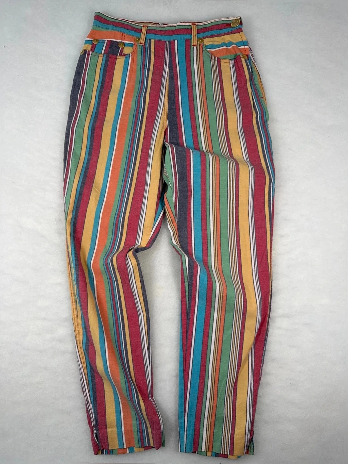 Pantaloni Moschino a righe multicolor – Donna Taglia XS