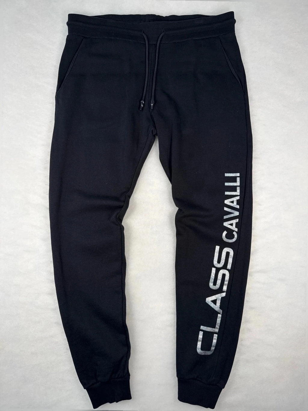 Pantaloni jogger Class Roberto Cavalli neri – Uomo Taglia L