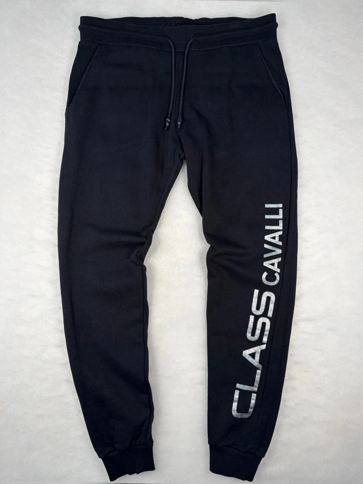 Pantaloni jogger Class Roberto Cavalli neri – Uomo Taglia L