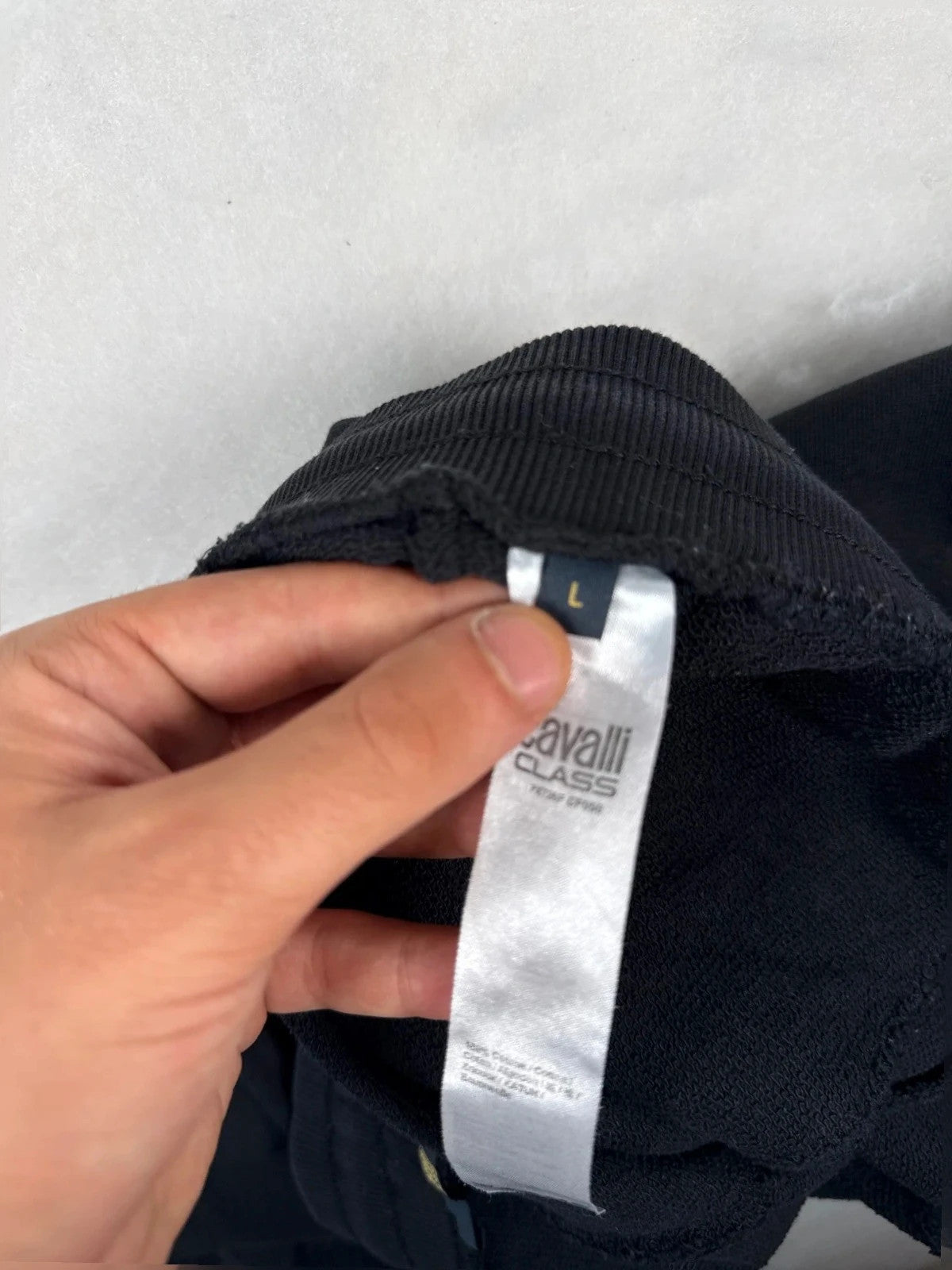 Pantaloni jogger Class Roberto Cavalli neri – Uomo Taglia L
