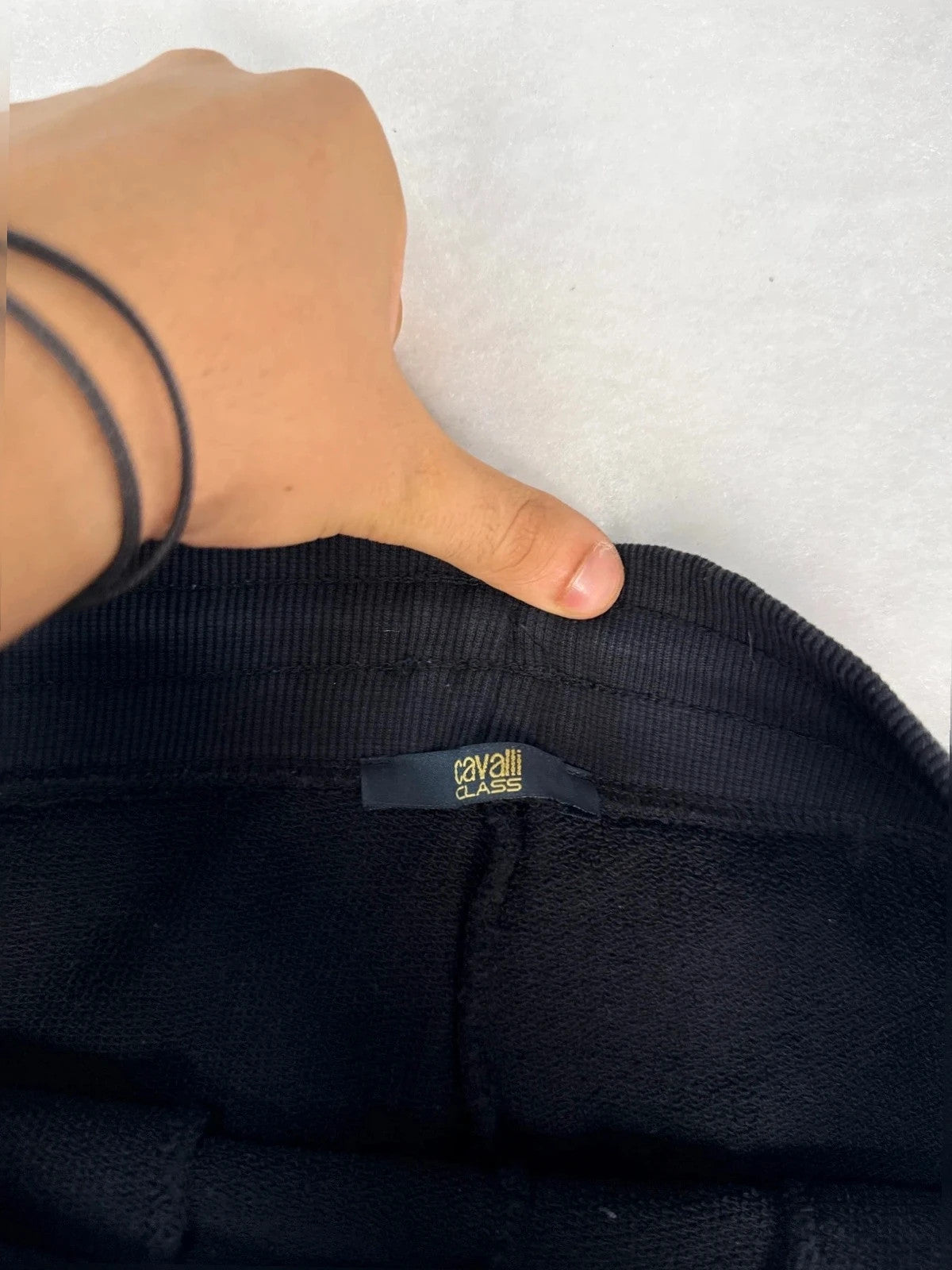 Pantaloni jogger Class Roberto Cavalli neri – Uomo Taglia L