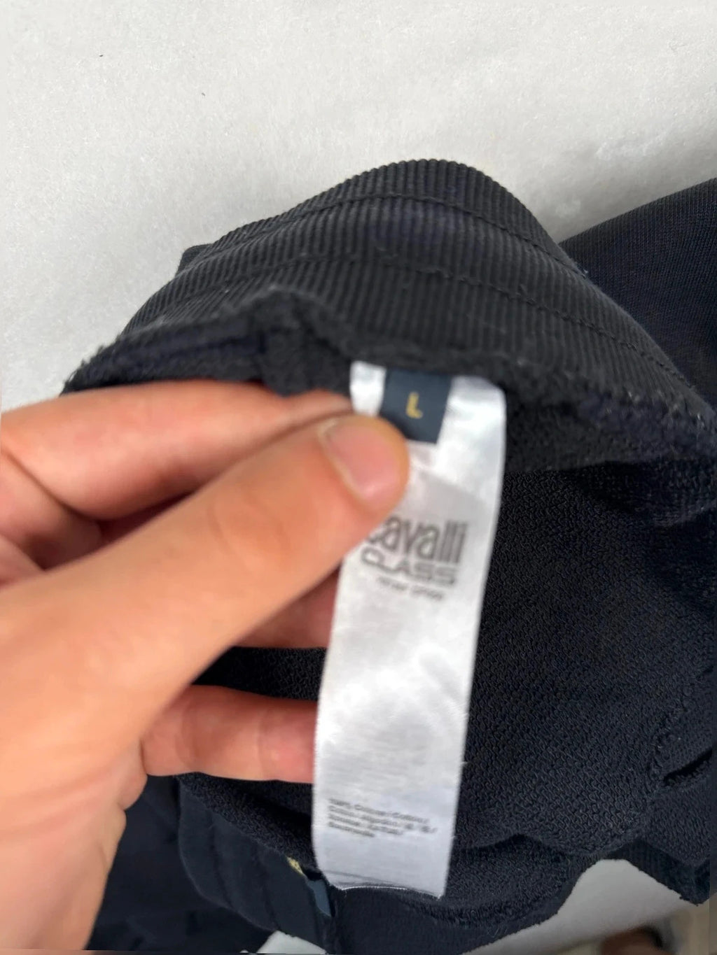 Pantaloni jogger Class Roberto Cavalli neri – Uomo Taglia L
