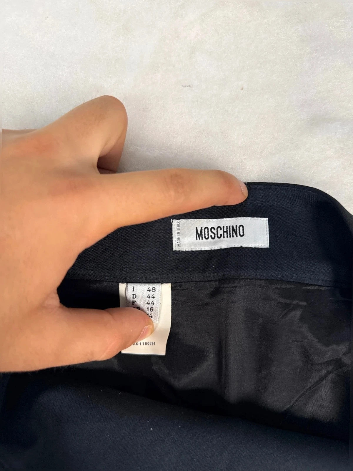 Gonna Moschino blu navy – Donna Taglia XL (IT 46)