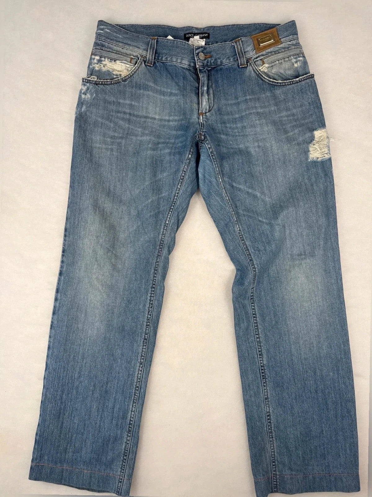 Jeans Dolce & Gabbana delavé Y2K – Uomo Taglia IT 50 (W40)