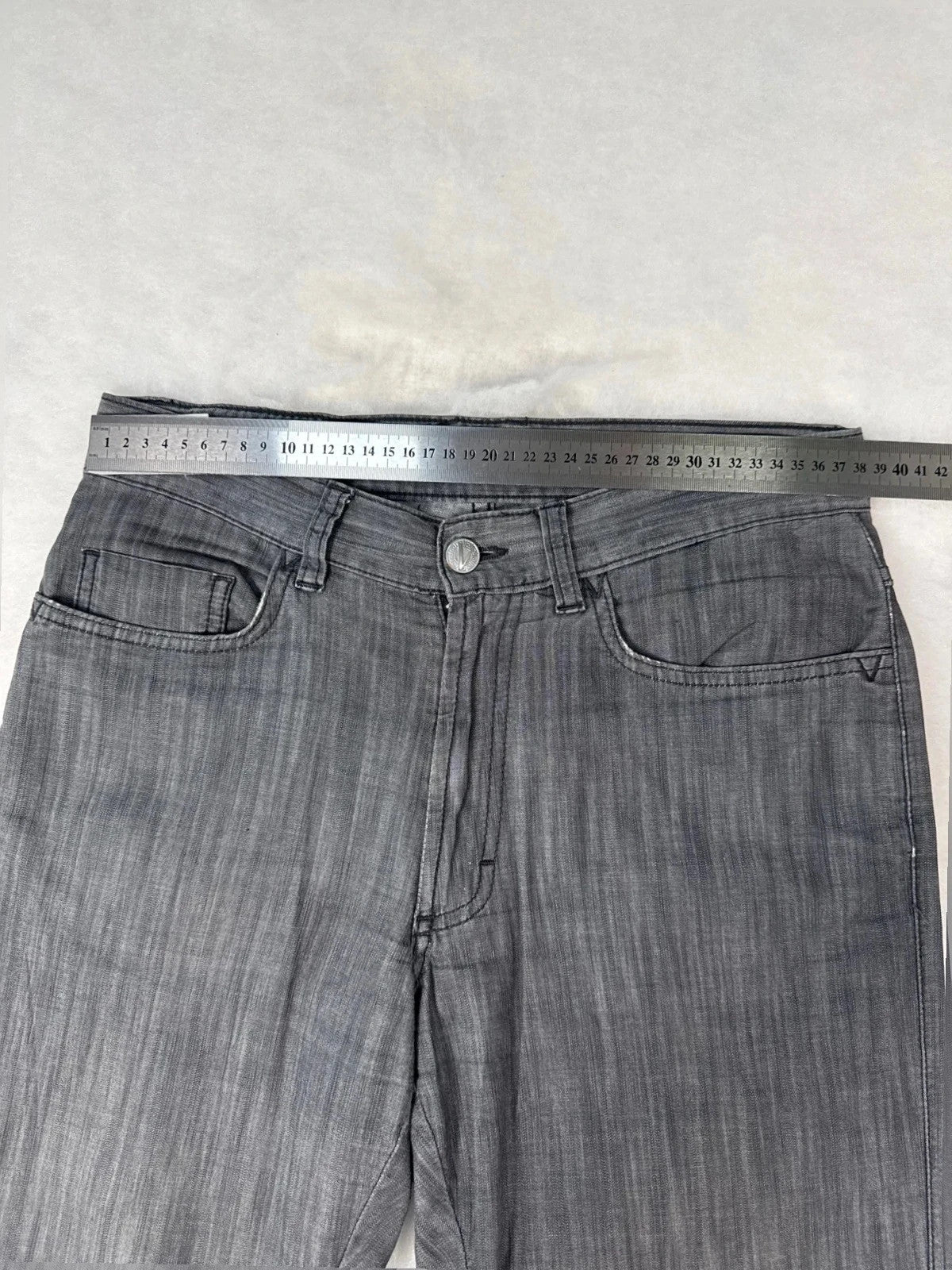 Pantaloni Versace Collection grigi – Donna Taglia IT 38 (W29)
