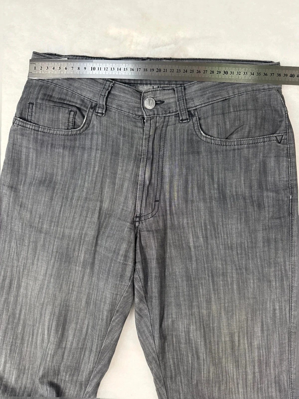 Pantaloni Versace Collection grigi – Donna Taglia IT 38 (W29)