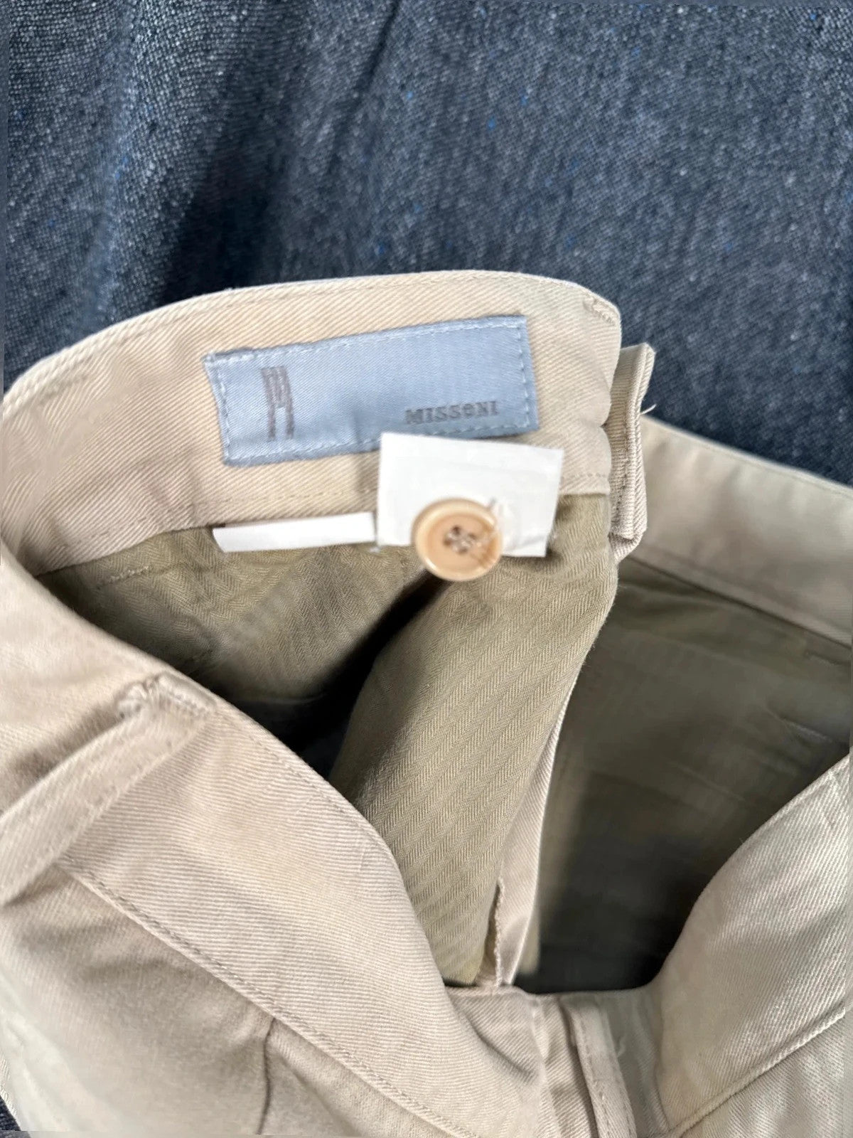 Pantaloni Missoni beige chino – Uomo Taglia IT 48 (W38)