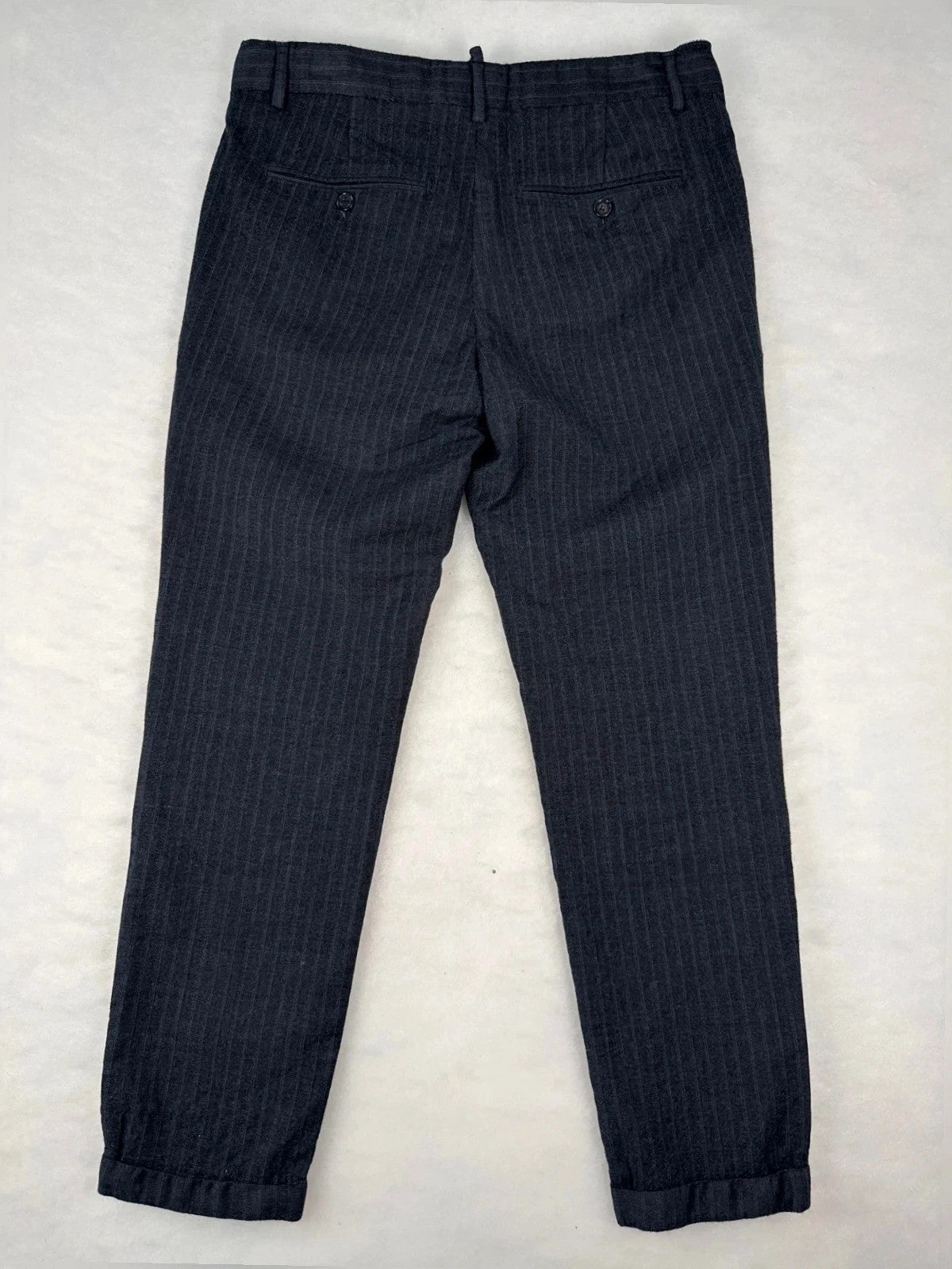 Pantaloni Dsquared2 gessati – Uomo Taglia IT 48 (W38)