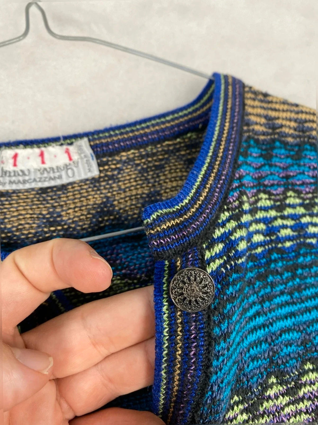 Cardigan Vintage Donna – Taglia L (IT 44)