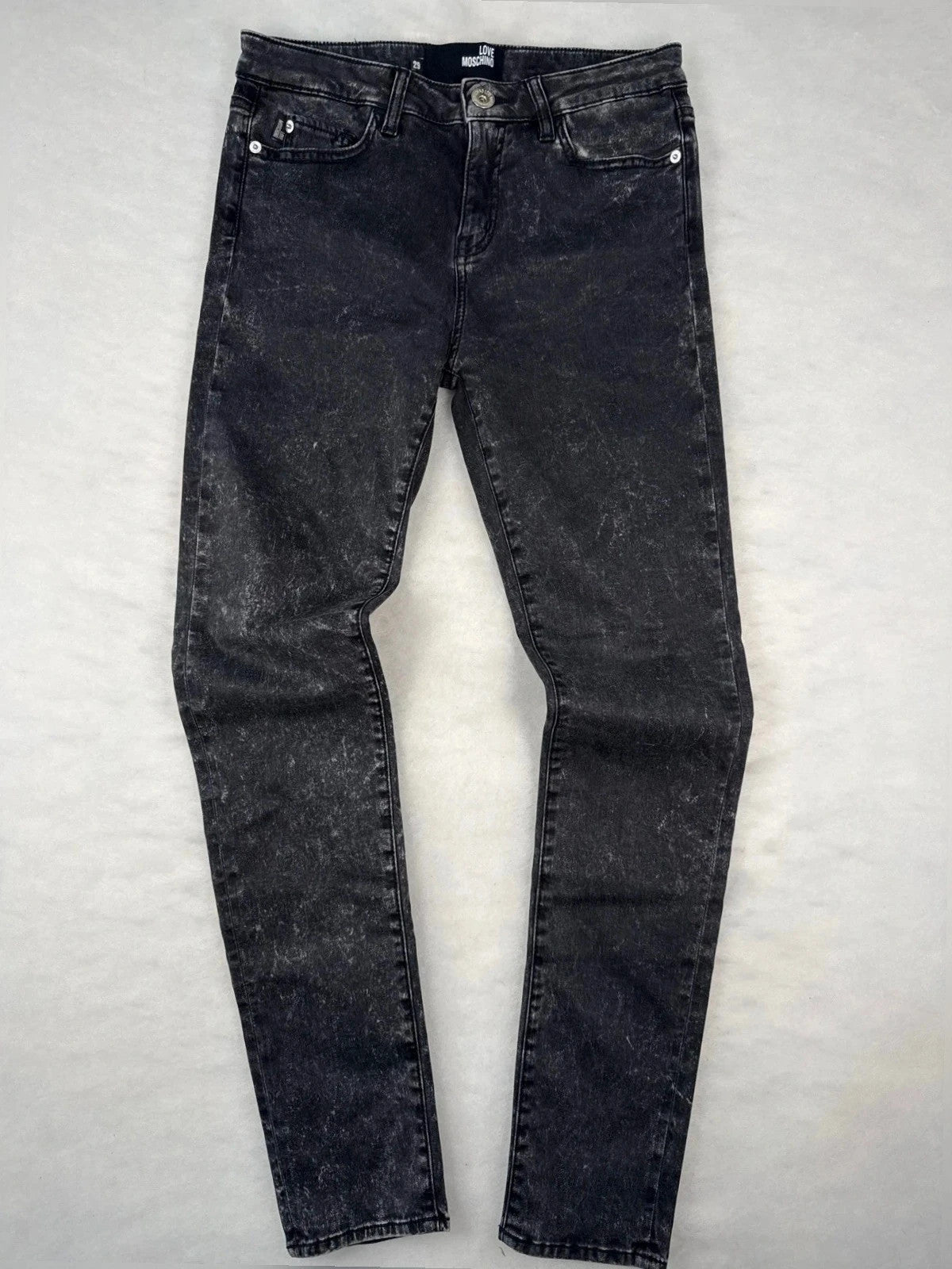 Jeans Love Moschino grigio/nero effetto used – Donna Taglia L (IT 44)