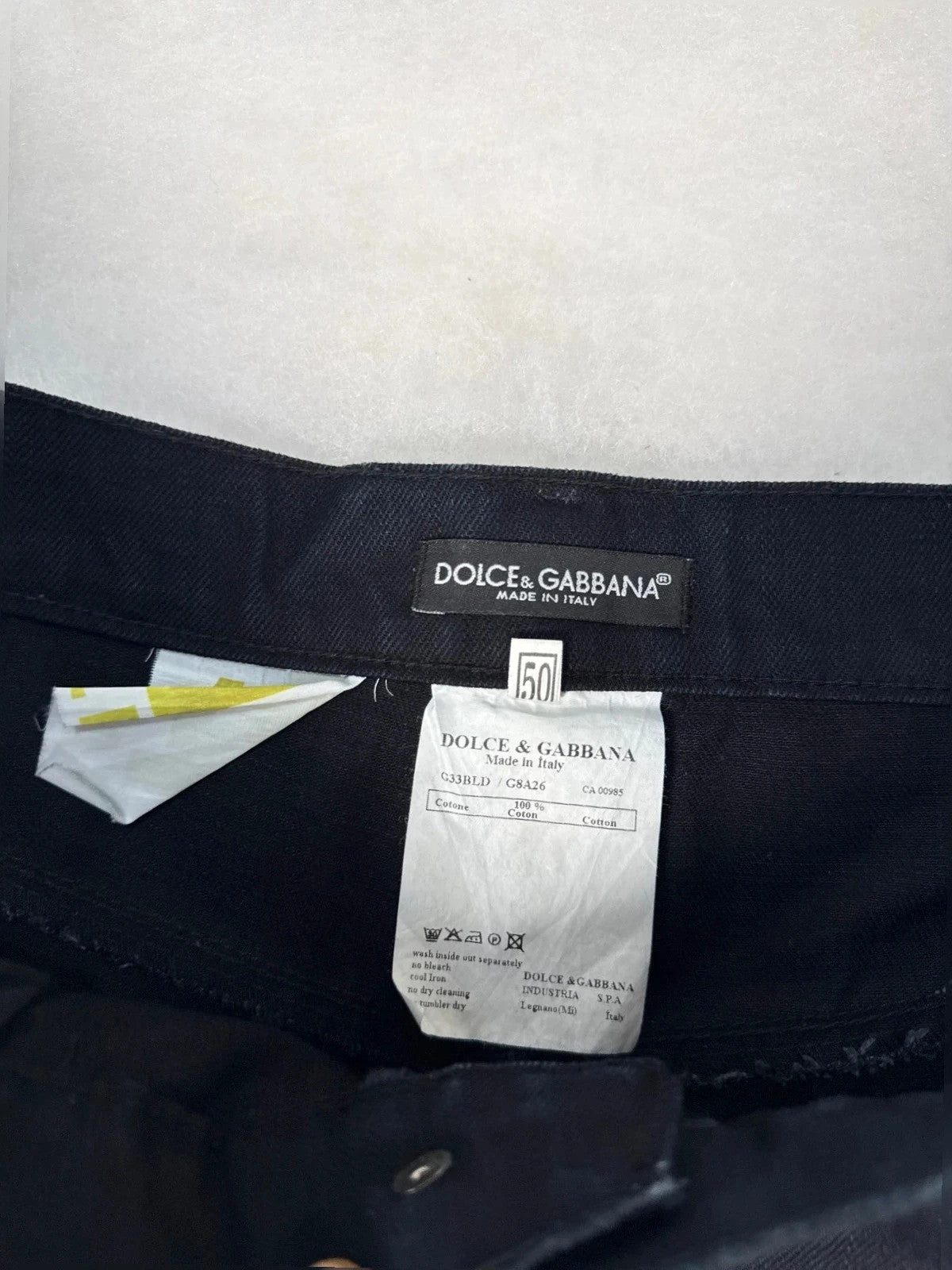 Jeans Dolce & Gabbana neri Denim Collection – Uomo Taglia IT 50 (W40)
