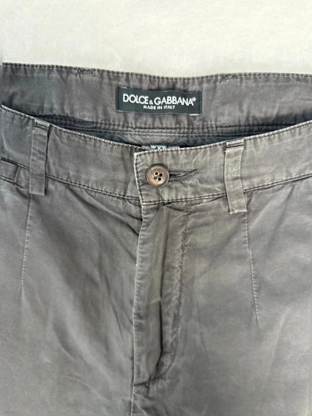 Pantaloni Dolce & Gabbana grigio antracite Y2K – Uomo Taglia 44 (W34)