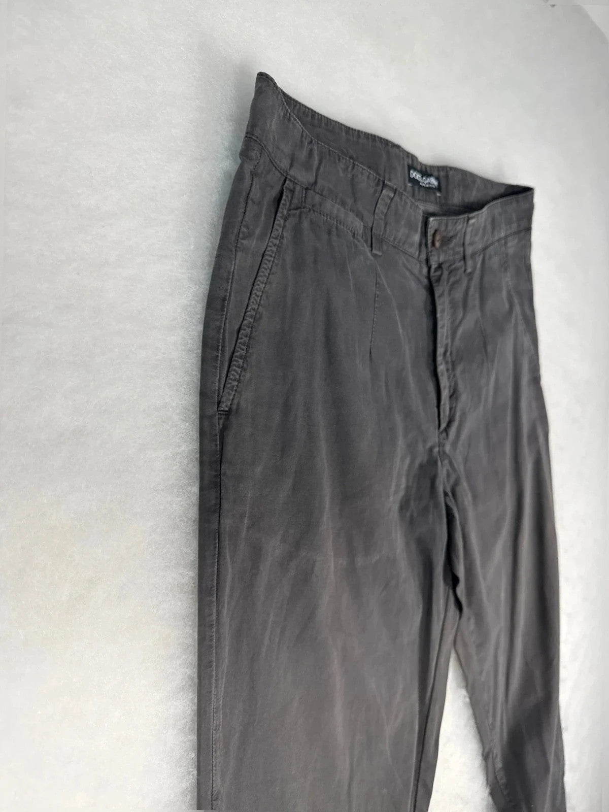 Pantaloni Dolce & Gabbana grigio antracite Y2K – Uomo Taglia 44 (W34)