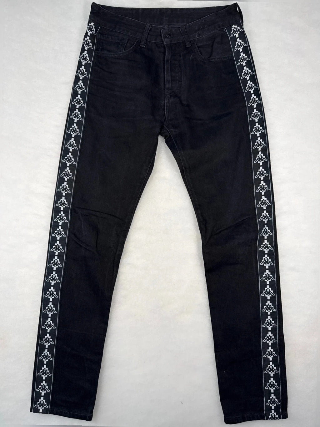 Jeans Marcelo Burlon banda logo nero Y2K – Uomo Taglia M