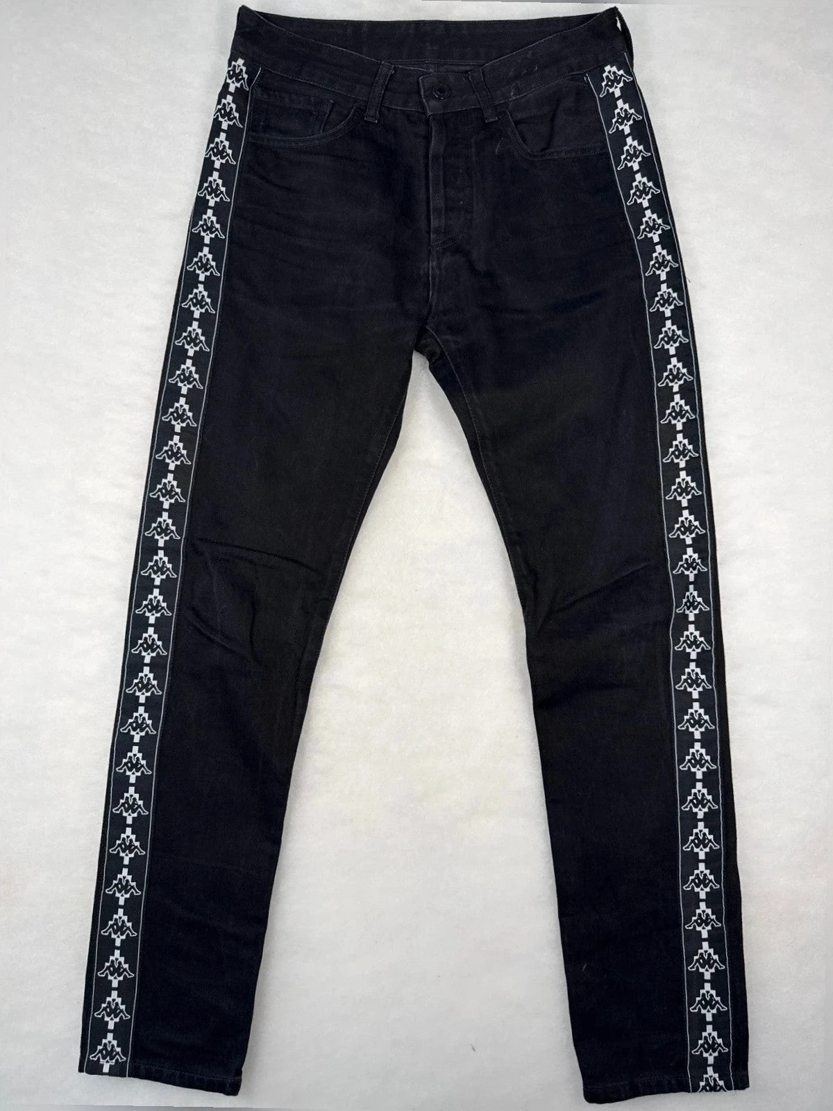 Jeans Marcelo Burlon banda logo nero Y2K – Uomo Taglia M
