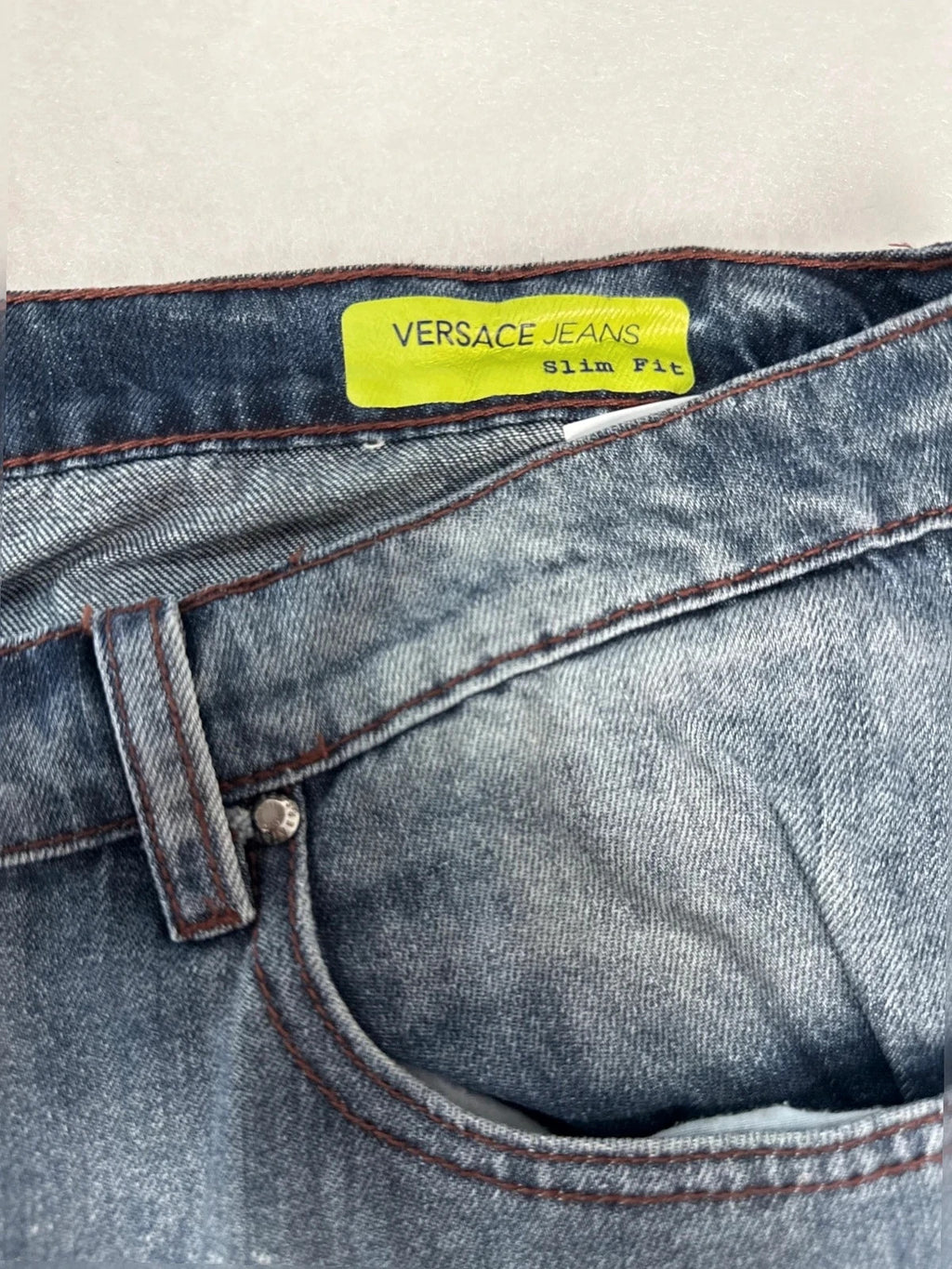 Jeans Versace Jeans slim fit blu denim – Uomo Taglia IT 50 (W40)
