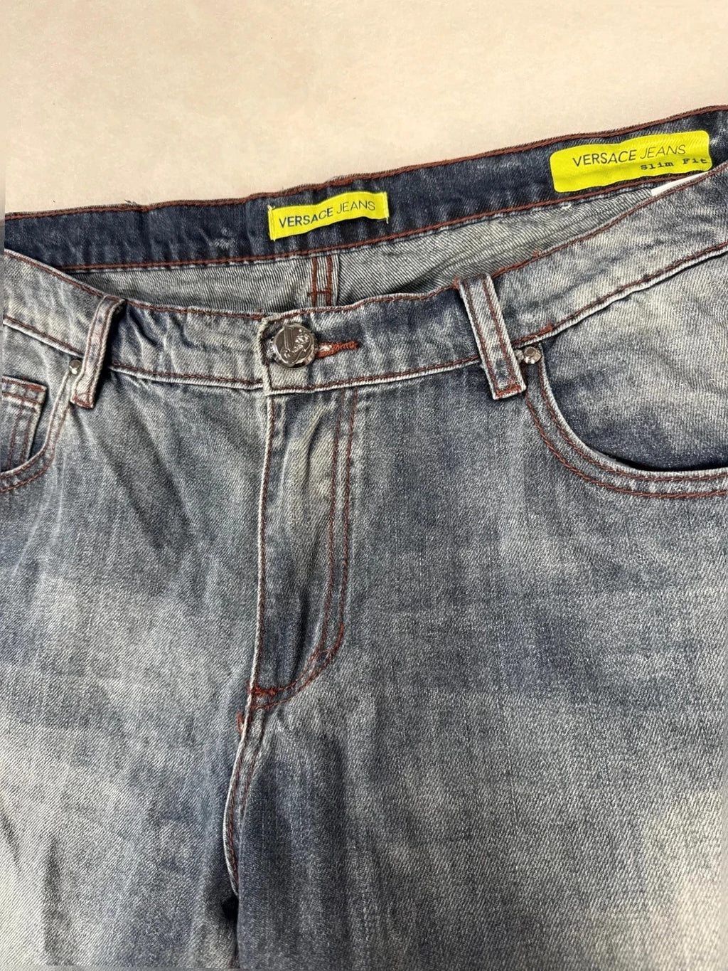 Jeans Versace Jeans slim fit blu denim – Uomo Taglia IT 50 (W40)