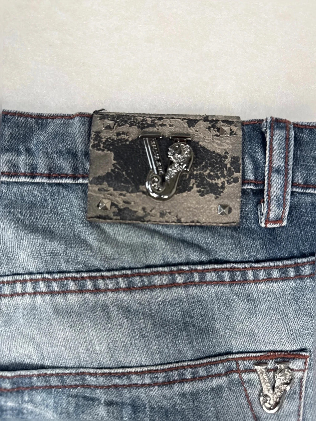 Jeans Versace Jeans slim fit blu denim – Uomo Taglia IT 50 (W40)