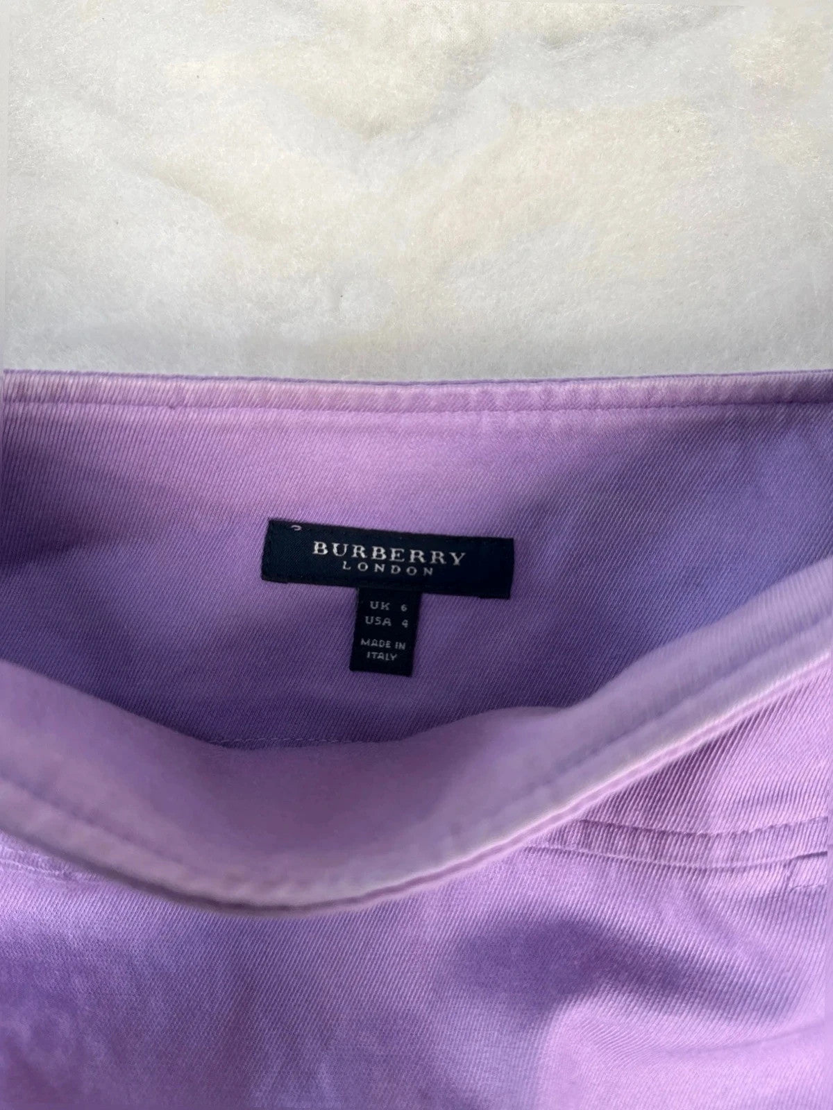 Gonna Burberry London lilla – Donna Taglia S (IT 40)