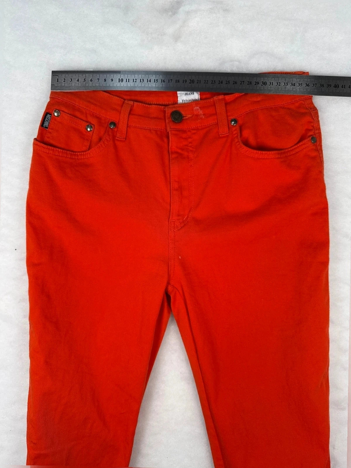 Jeans Moschino Jeans rosso skinny – Donna Taglia XXL (IT 48)