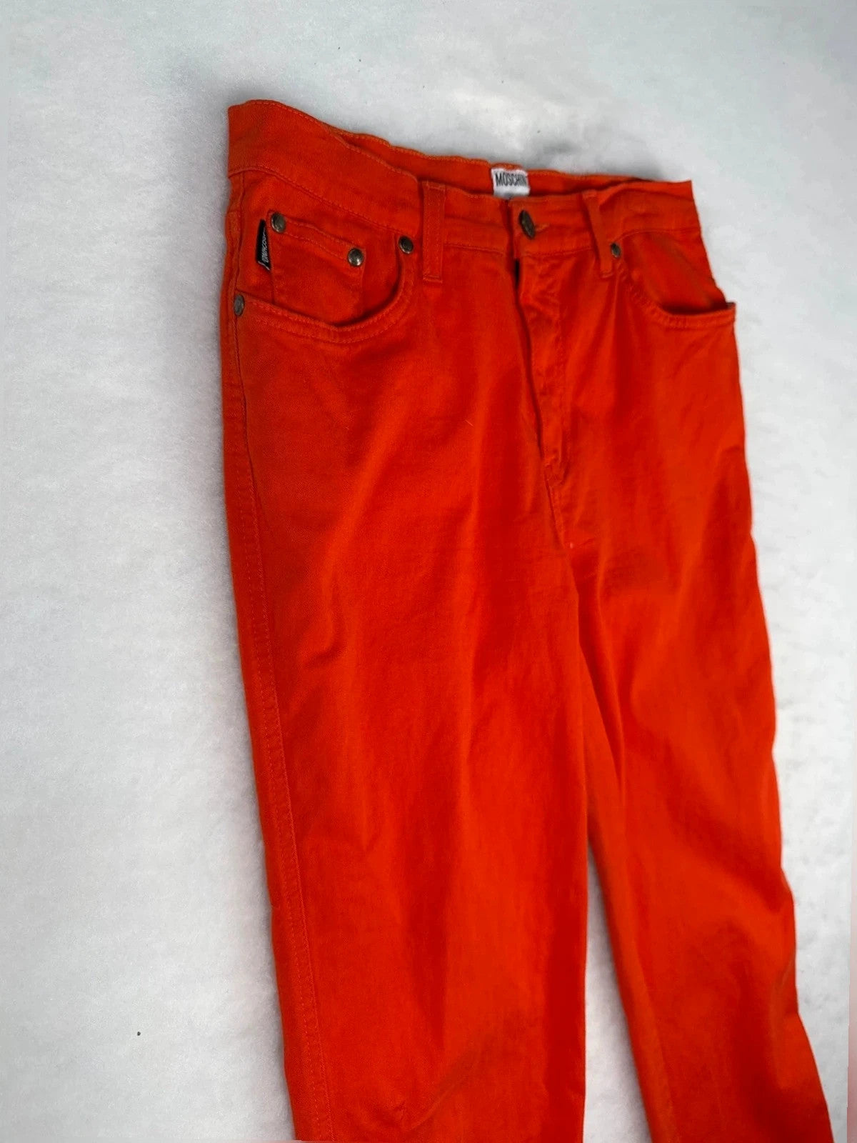 Jeans Moschino Jeans rosso skinny – Donna Taglia XXL (IT 48)