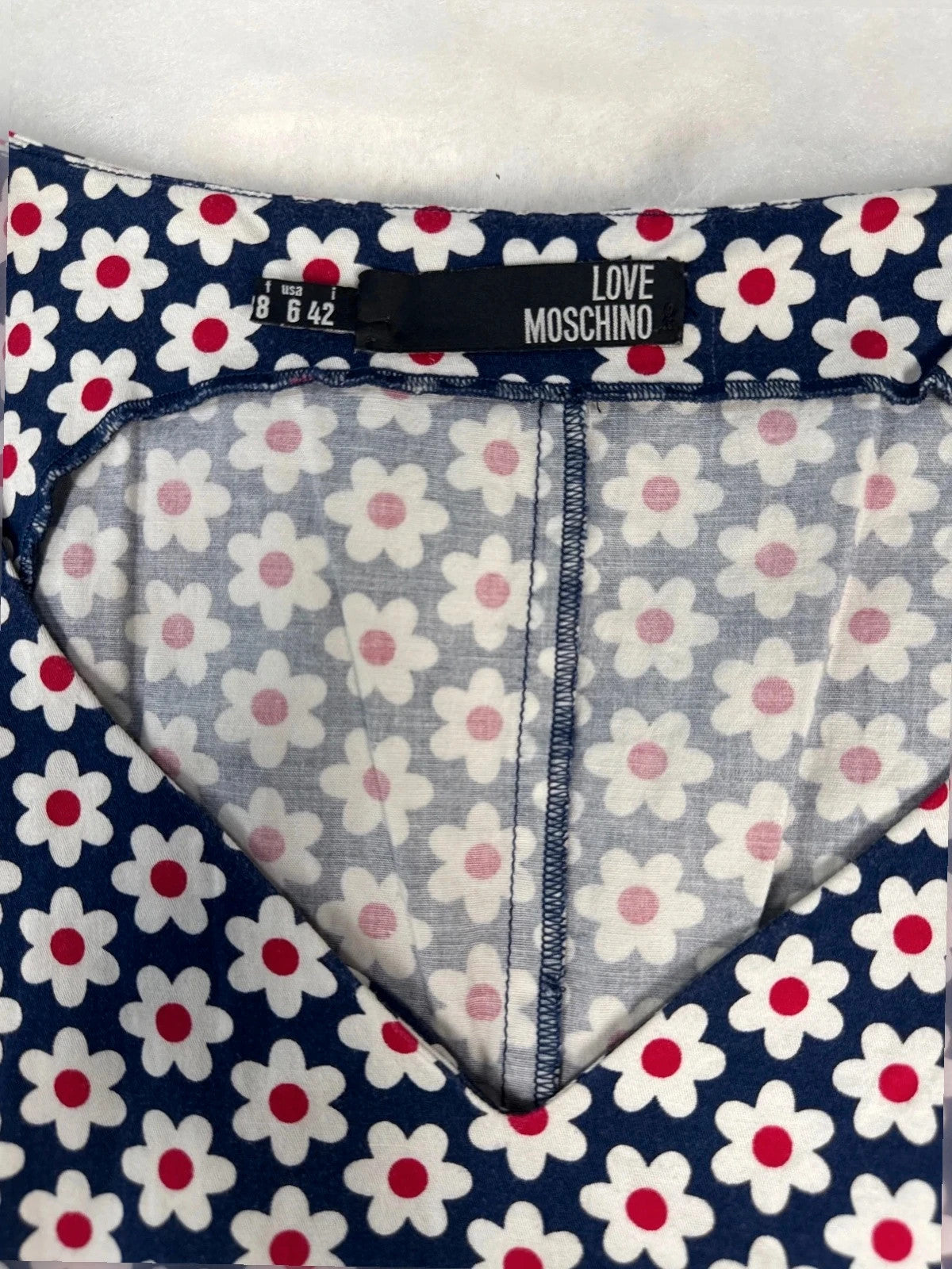 Abito Love Moschino fantasia margherite – Donna Taglia M (IT 42)