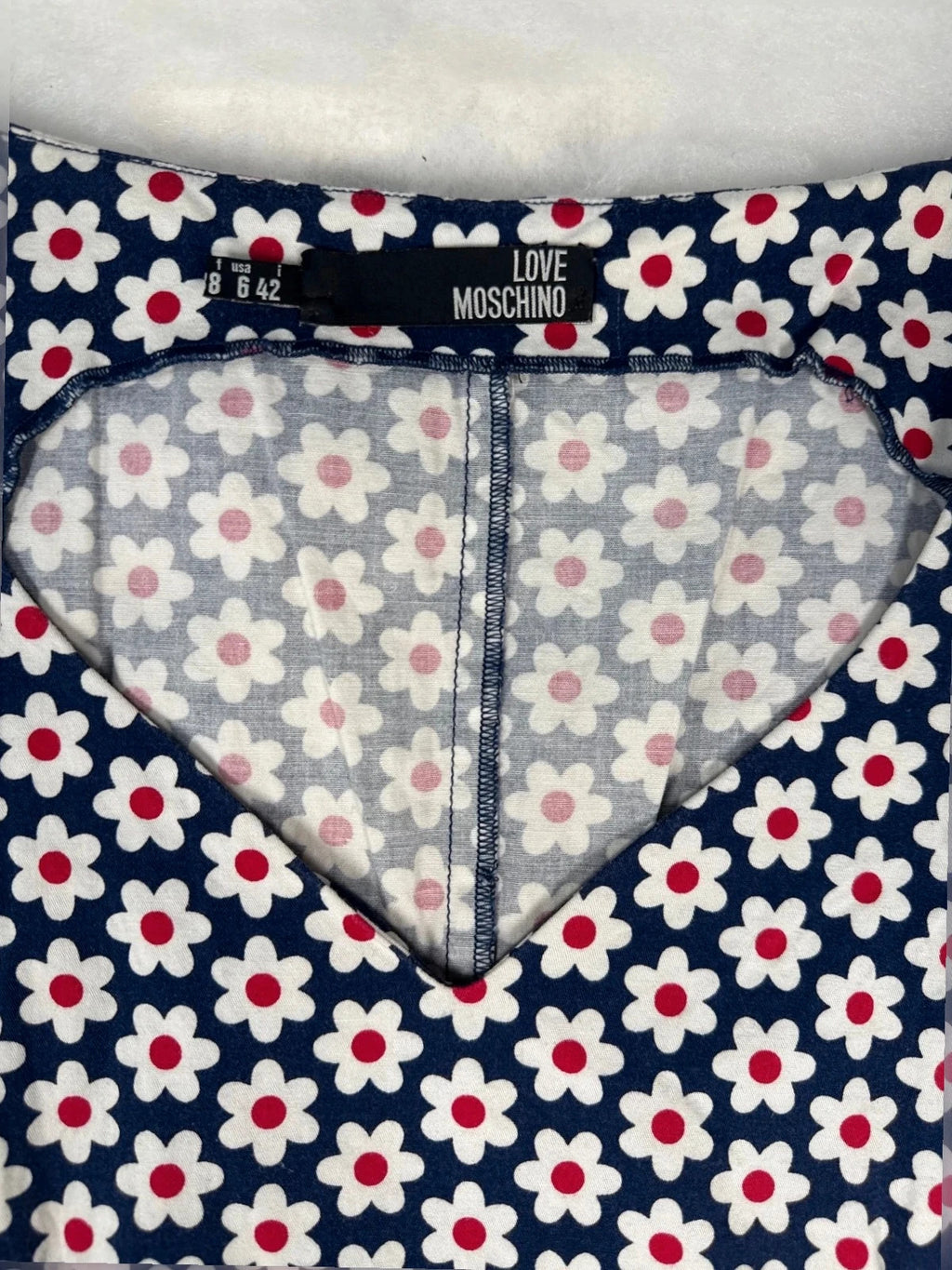 Abito Love Moschino fantasia margherite – Donna Taglia M (IT 42)